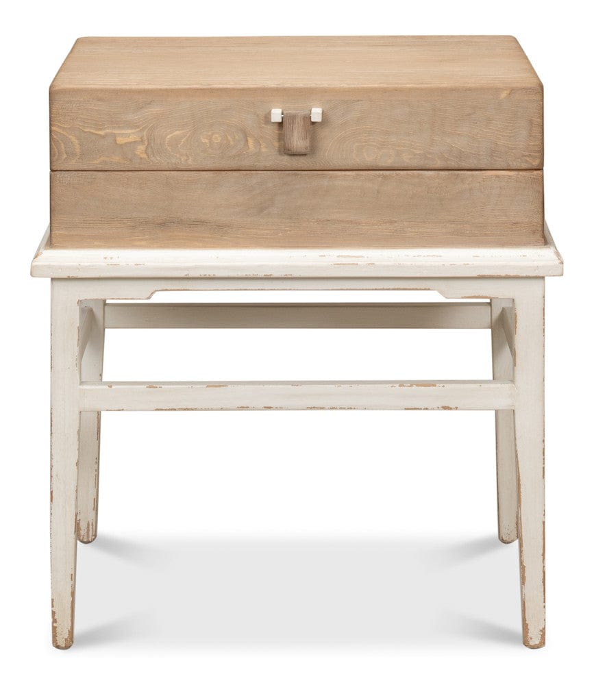 Sarreid Ltd - Warmly Box On Stand in Grey - 52976 view 2