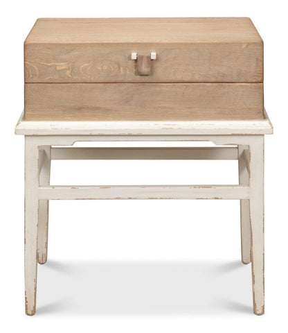 Sarreid Ltd - Warmly Box On Stand in Grey - 52976 view 2