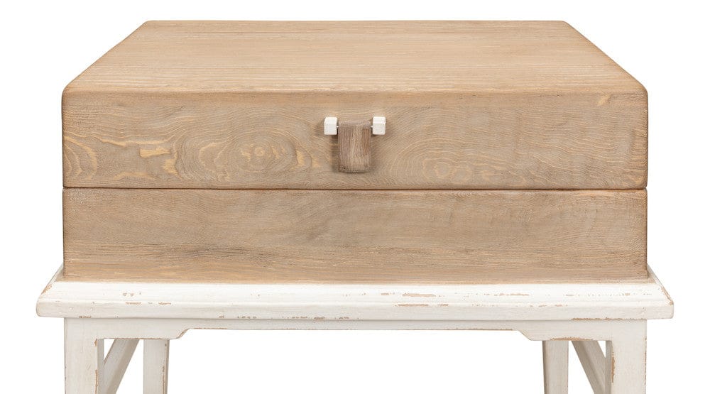 Sarreid Ltd - Warmly Box On Stand in Grey - 52976 view 4
