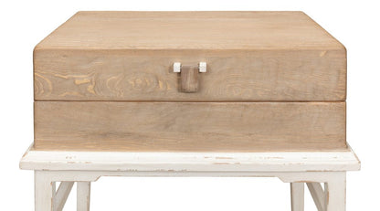Sarreid Ltd - Warmly Box On Stand in Grey - 52976 view 4