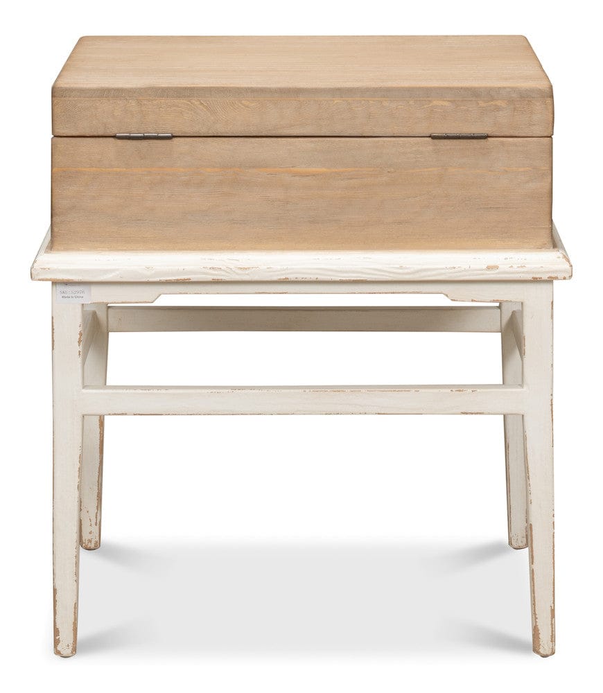 Sarreid Ltd - Warmly Box On Stand in Grey - 52976 view 7