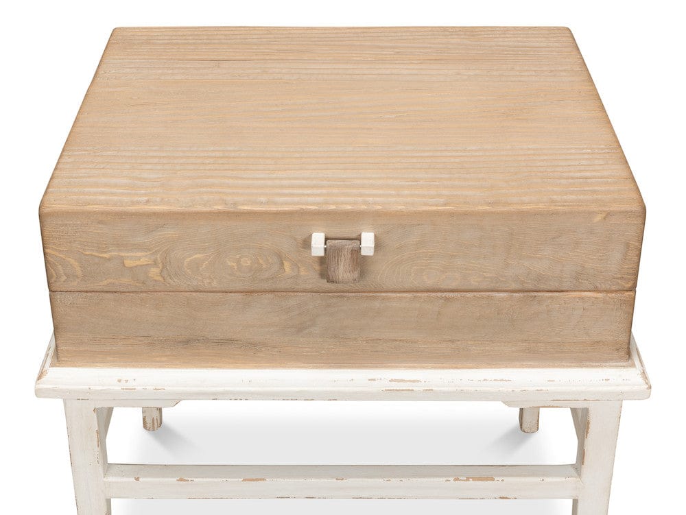 Sarreid Ltd - Warmly Box On Stand in Grey - 52976 view 9