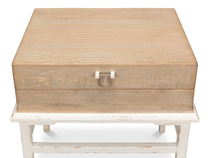 Sarreid Ltd - Warmly Box On Stand in Grey - 52976 view 9