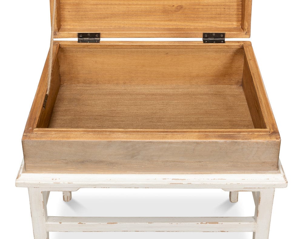 Sarreid Ltd - Warmly Box On Stand in Grey - 52976 view 10