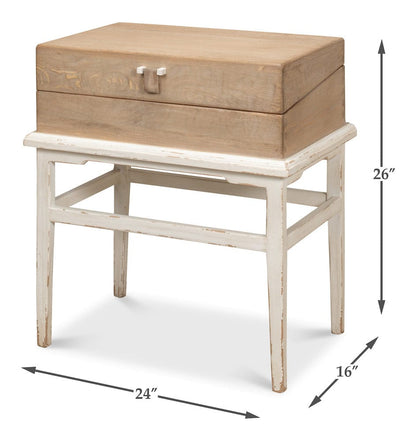 Sarreid Ltd - Warmly Box On Stand in Grey - 52976 view 13
