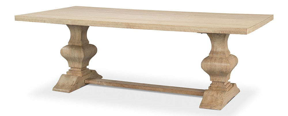 Sarreid Ltd - Wesley Dining Table - NATURAL - 53637 veiw 1