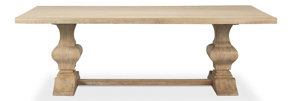 Sarreid Ltd - Wesley Dining Table - NATURAL - 53637 veiw 2