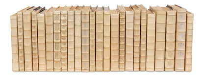 Sarreid Ltd - White Leather & Paper Books,S/24 in Ivory - 24902 view 1