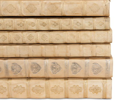 Sarreid Ltd - White Leather & Paper Books,S/24 in Ivory - 24902 view 6