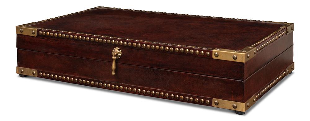 Sarreid Ltd - Winchester Box - Brown - 53236 veiw 1