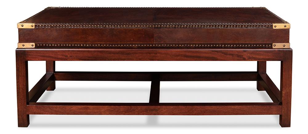 Sarreid Ltd - Winchester Coffee Table - Brown - 30842 veiw 2