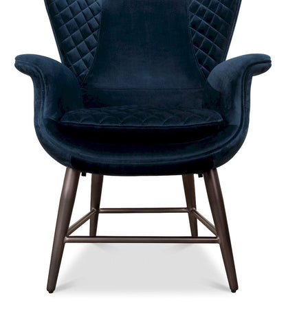 Sarreid Ltd - Wings Chair, Blue in Blue - 30027 view 6
