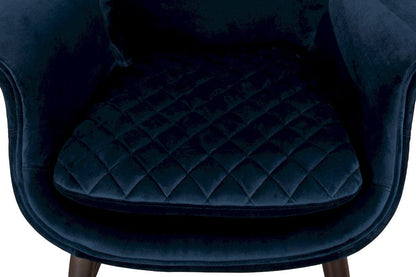 Sarreid Ltd - Wings Chair, Blue in Blue - 30027 view 11