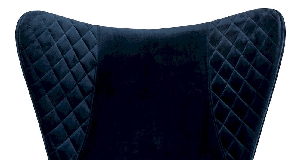 Sarreid Ltd - Wings Chair, Blue in Blue - 30027 view 12