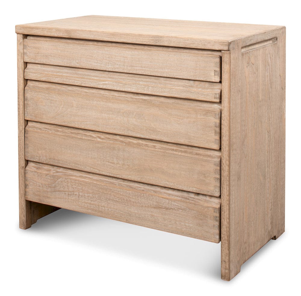 Sarreid Ltd - Xander Five Drawer Commode in Tan - 53446 view 1