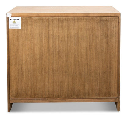 Sarreid Ltd - Xander Five Drawer Commode in Tan - 53446 view 7
