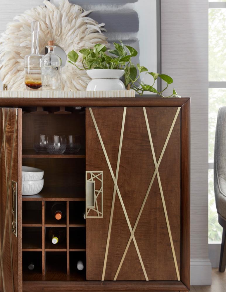 Scott Living - Heritage 2-Door Bar Cabinet - P401DJ040 veiw 6