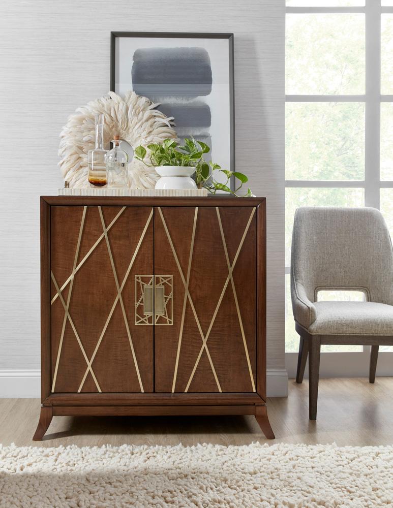 Scott Living - Heritage 2-Door Bar Cabinet - P401DJ040 veiw 8