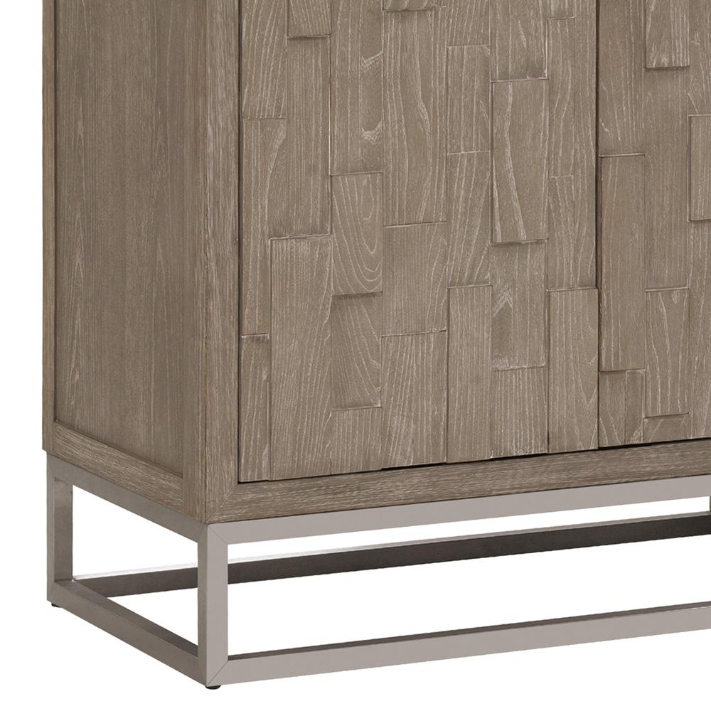 Scott Living - Heritage 4-Door Credenza with Metal Base - P401DJ041 veiw 8