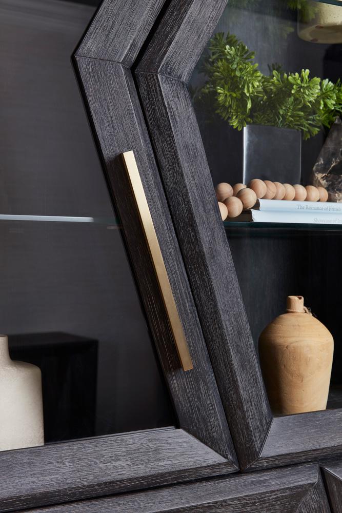 Scott Living - Heritage 4-Door Curio with Glass Doors and Shelves - P401DJ043 veiw 6