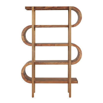 Scott Living - Heritage 4-Shelf S-Design Open Bookcase - P401DJ073 veiw 3