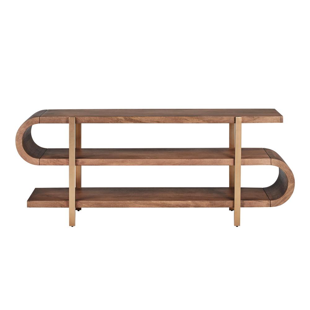 Scott Living - Heritage S-Design Open Entertainment Console - P401DJ047 veiw 3