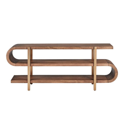 Scott Living - Heritage S-Design Open Entertainment Console - P401DJ047 veiw 3