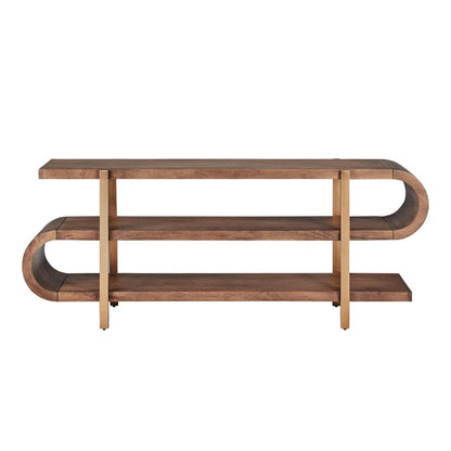 Scott Living - Heritage S-Design Open Entertainment Console - P401DJ047 veiw 5
