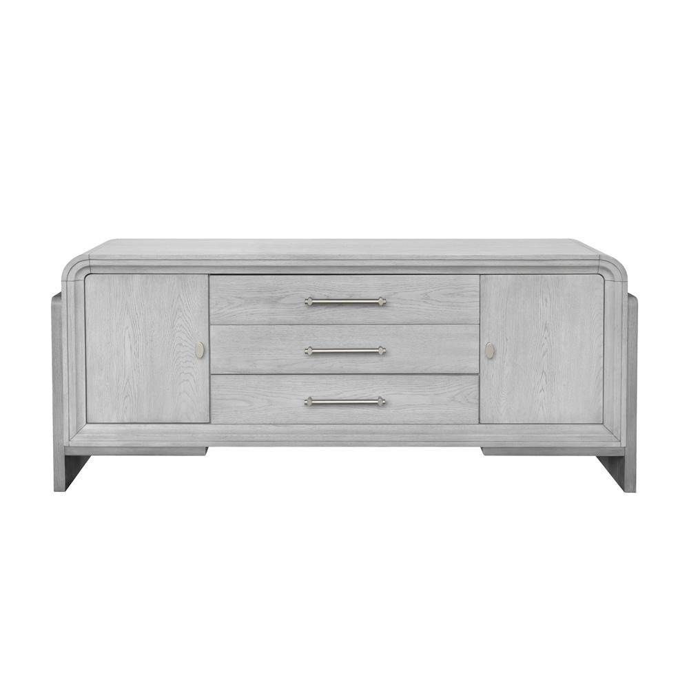 Scott Living - Heritage Two-Toned Gray Entertainment Console with Storage - P401DJ008 veiw 3