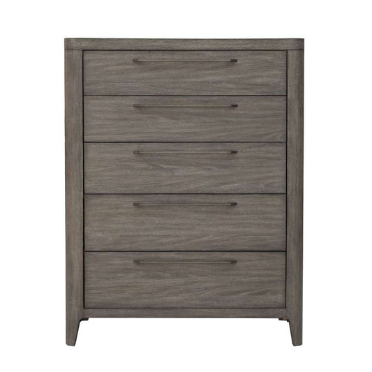 Scott Living - Scott Living Home Griffith Five Drawer Chest - P367DJ124_CLOSEOUT veiw 2