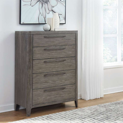 Scott Living - Scott Living Home Griffith Five Drawer Chest - P367DJ124_CLOSEOUT veiw 7