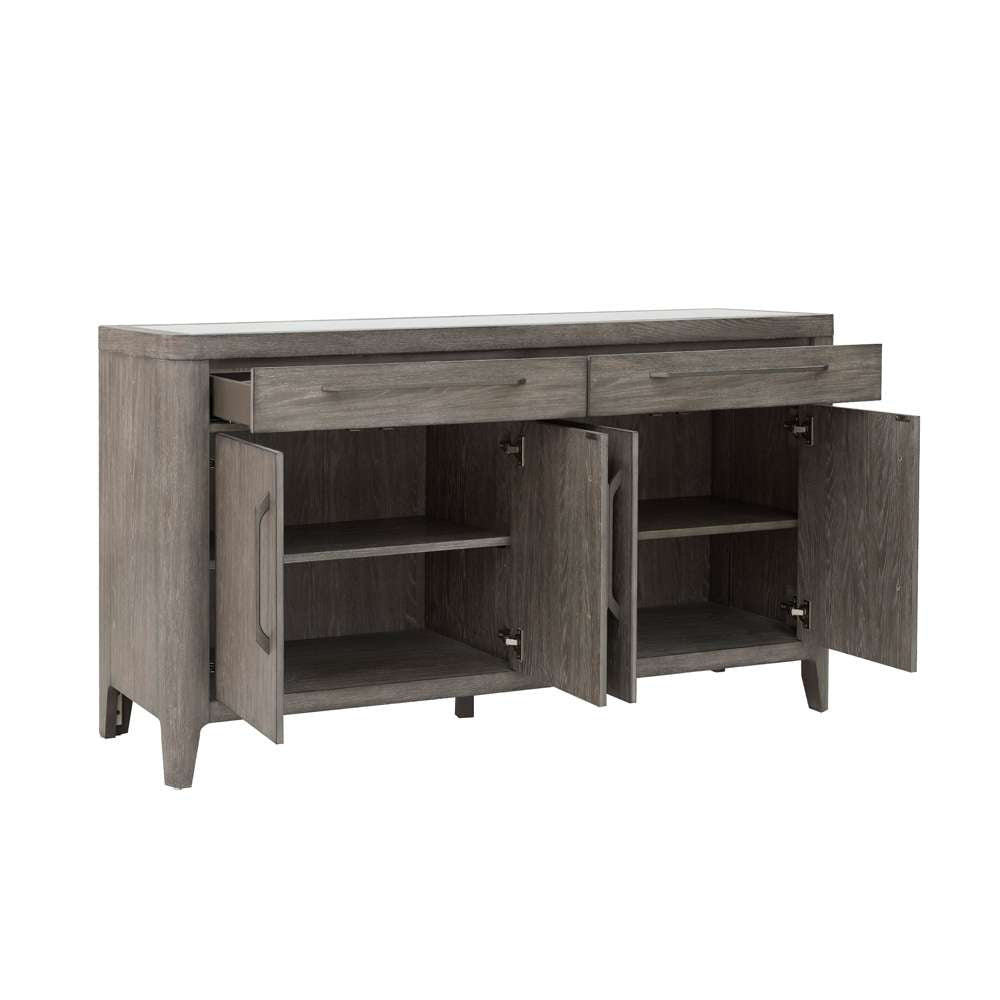 Scott Living - Scott Living Home Griffith Four Door Two Drawer Buffet - P367DJ302_CLOSEOUT veiw 3