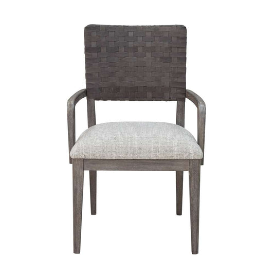 Scott Living - Scott Living Home Griffith Woven Back Arm Chair - P367DJ271_CLOSEOUT veiw 2