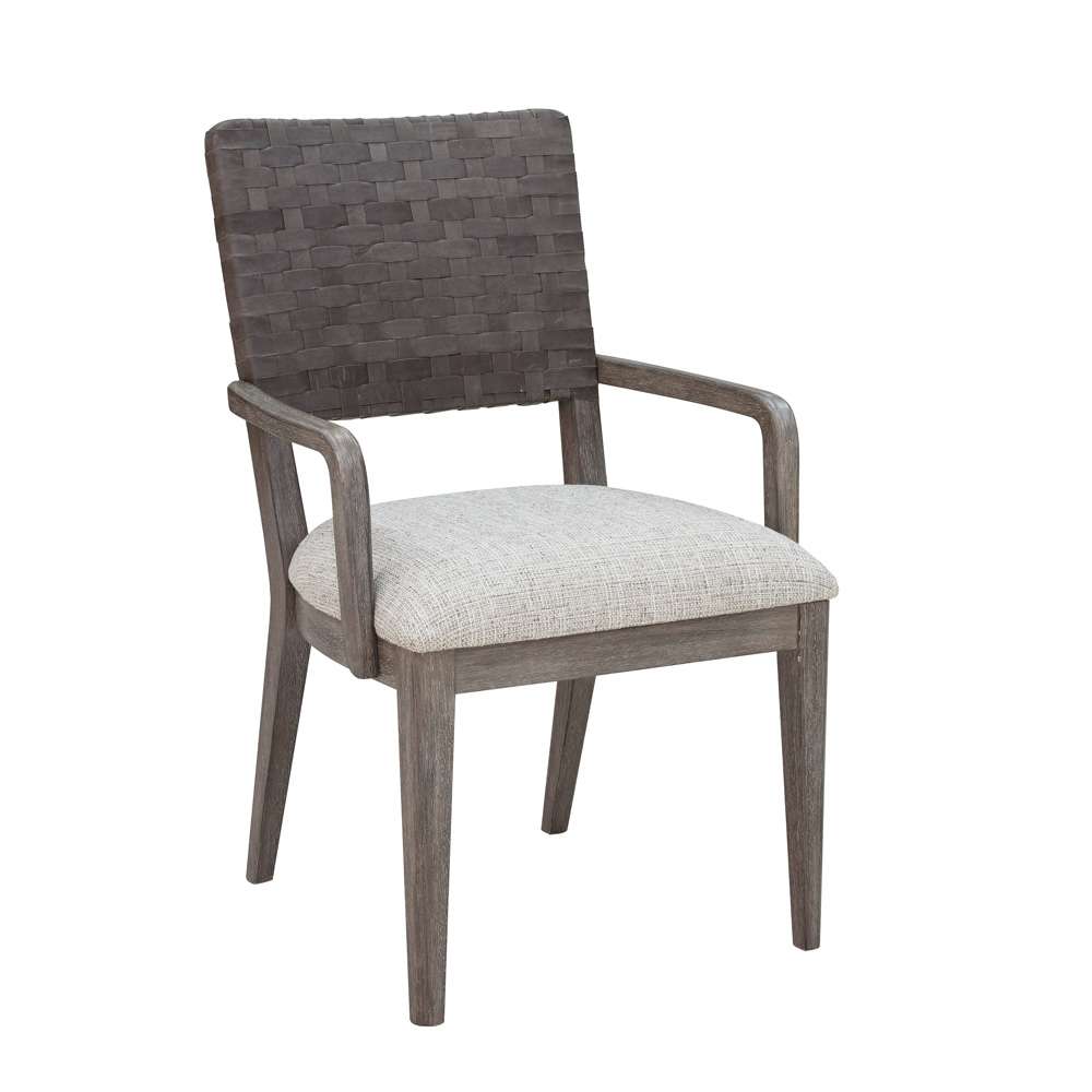 Scott Living - Scott Living Home Griffith Woven Back Arm Chair - P367DJ271_CLOSEOUT veiw 3