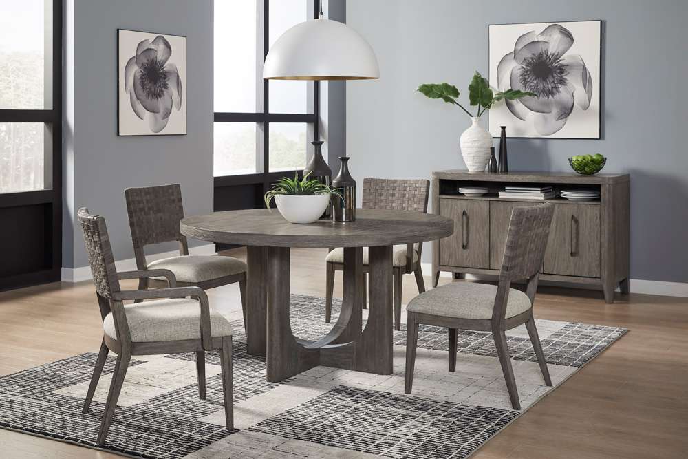 Scott Living - Scott Living Home Griffith Woven Back Arm Chair - P367DJ271_CLOSEOUT veiw 7