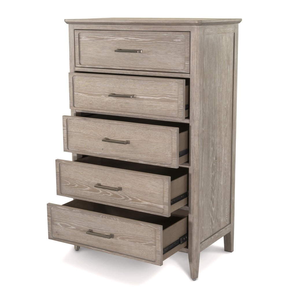 Sea Winds - Cape May - 5 Drawer Chest - Glazed Driftwood Finish - B62235-DRIFTWOOD view 4