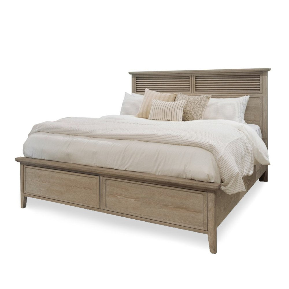Sea Winds - Cape May - Bed - Queen - Glazed Driftwood Finish - B622QBED-DRIFTWOOD view 1