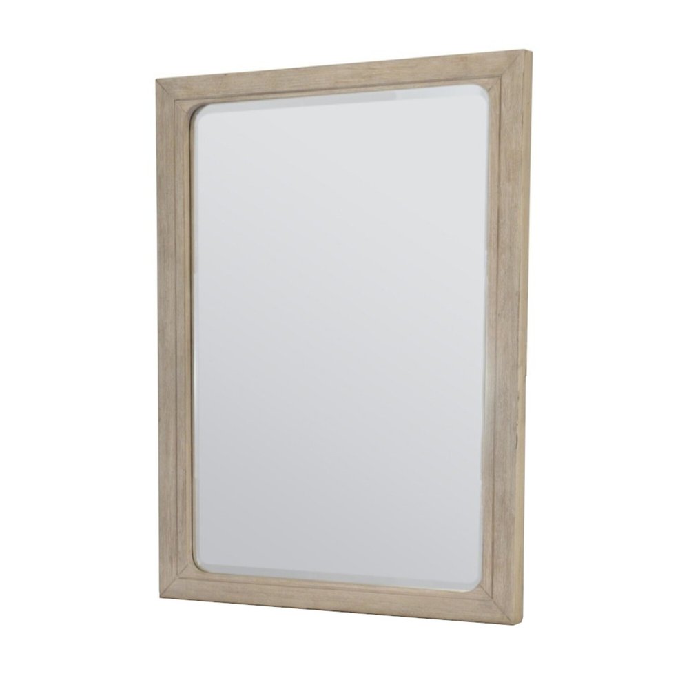 Sea Winds - Cape May - Rectangular Dresser Mirror - Glazed Driftwood Finish - B62238-DRIFTWOOD view 1