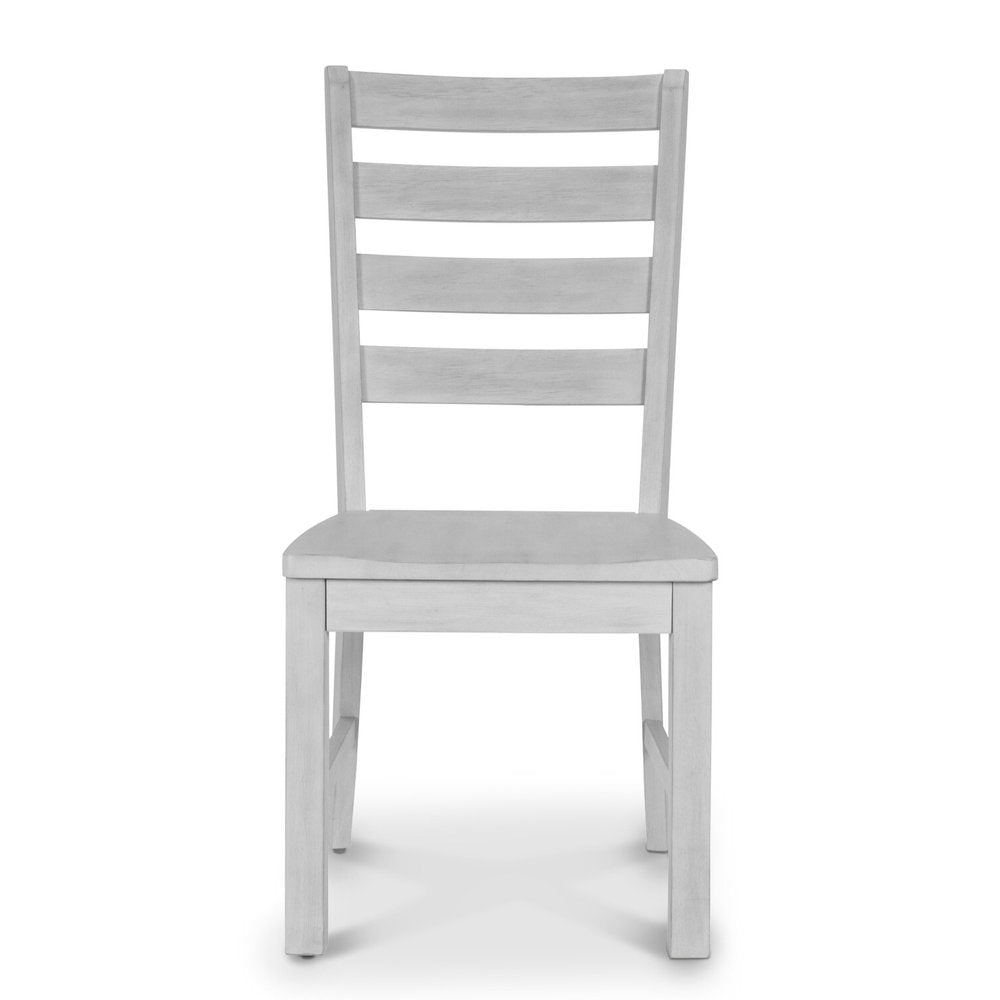 Sea Winds - Geneva - Side Chair - Distressed White Finish (Set of 2) - D90081-DWHITE view 2