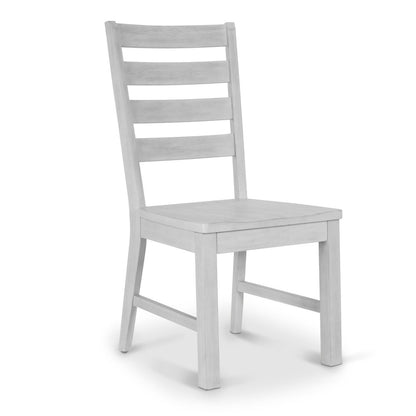 Sea Winds - Geneva - Side Chair - Distressed White Finish (Set of 2) - D90081-DWHITE view 3