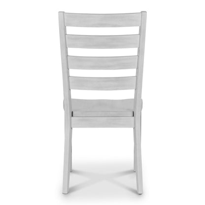 Sea Winds - Geneva - Side Chair - Distressed White Finish (Set of 2) - D90081-DWHITE view 4