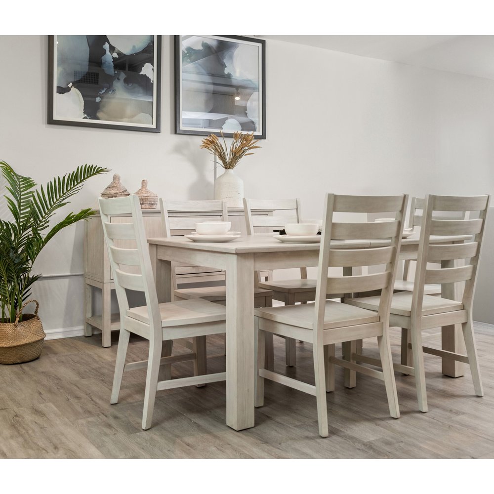 Sea Winds - Geneva - Side Chair - Distressed White Finish (Set of 2) - D90081-DWHITE view 7
