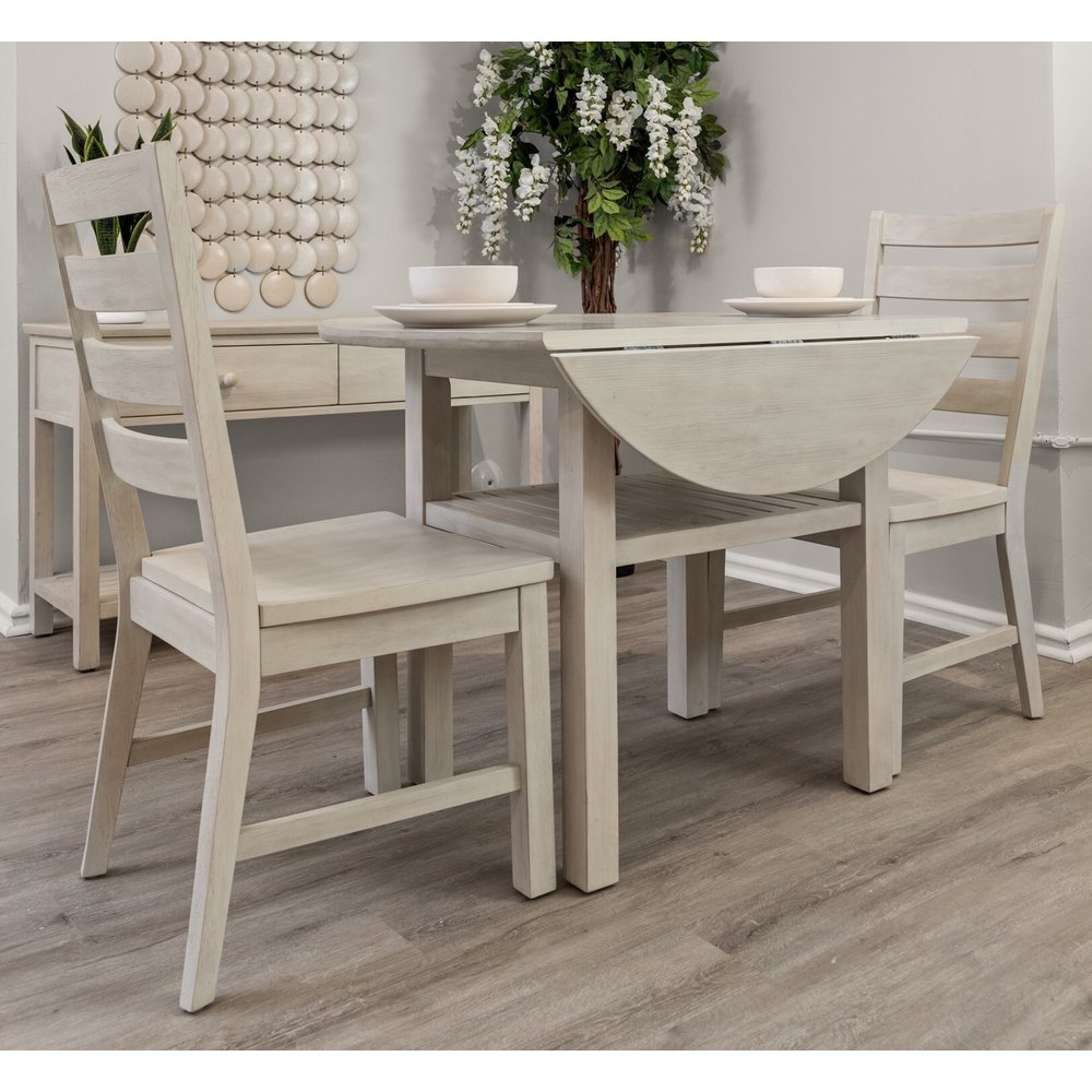 Sea Winds - Geneva - Side Chair - Distressed White Finish (Set of 2) - D90081-DWHITE view 8