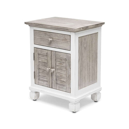 Sea Winds - Islamorada 1-Drawer / 2-Door Nightstand - B23332-DAPGREY veiw 4