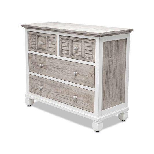 Sea Winds - Islamorada 4 Drawer Chest / Single Chest - B23334-DAPGREY veiw 1