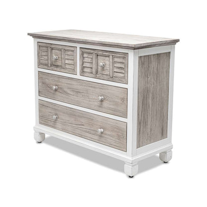 Sea Winds - Islamorada 4 Drawer Chest / Single Chest - B23334-DAPGREY veiw 2