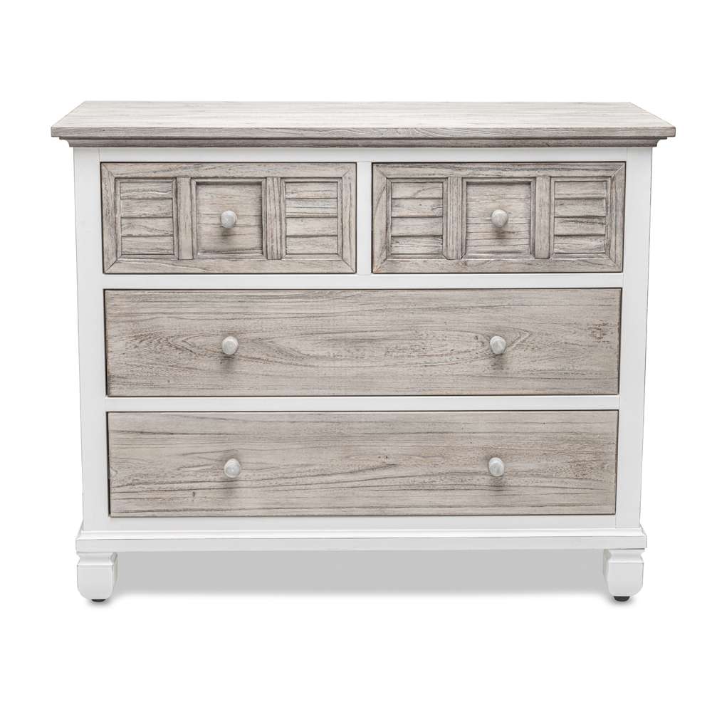 Sea Winds - Islamorada 4 Drawer Chest / Single Chest - B23334-DAPGREY veiw 3