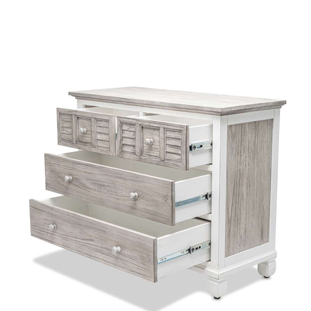 Sea Winds - Islamorada 4 Drawer Chest / Single Chest - B23334-DAPGREY veiw 5