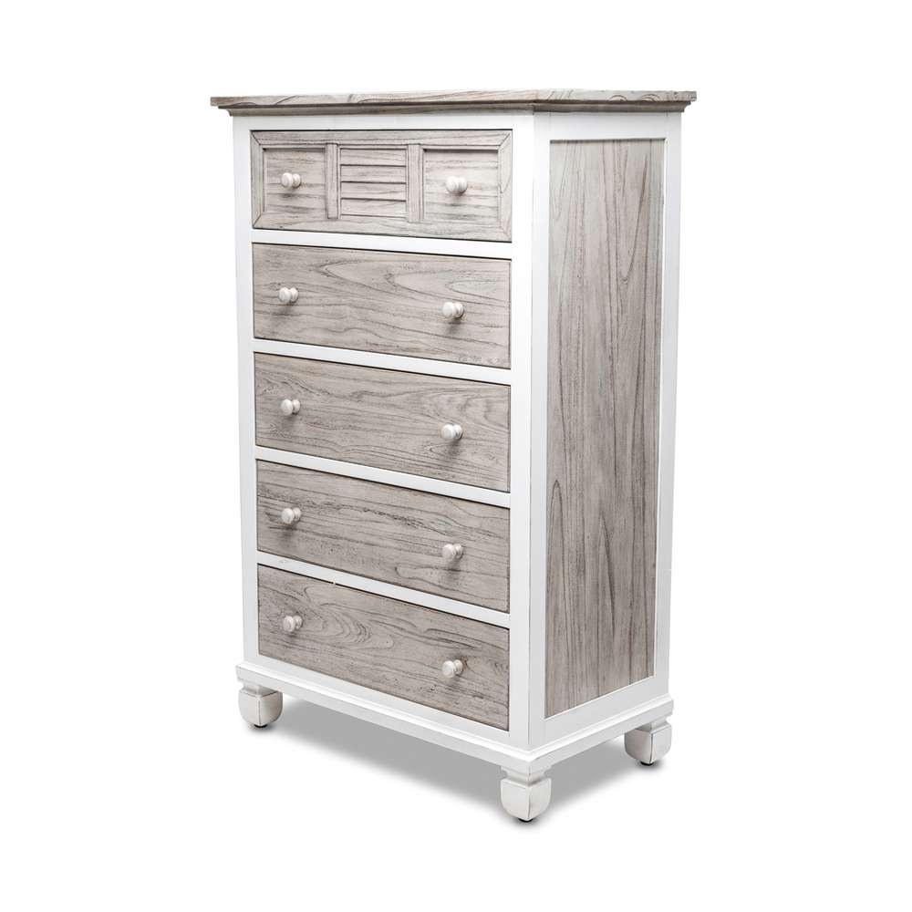 Sea Winds - Islamorada 5 Drawer Chest - B23335-DAPGREY veiw 6