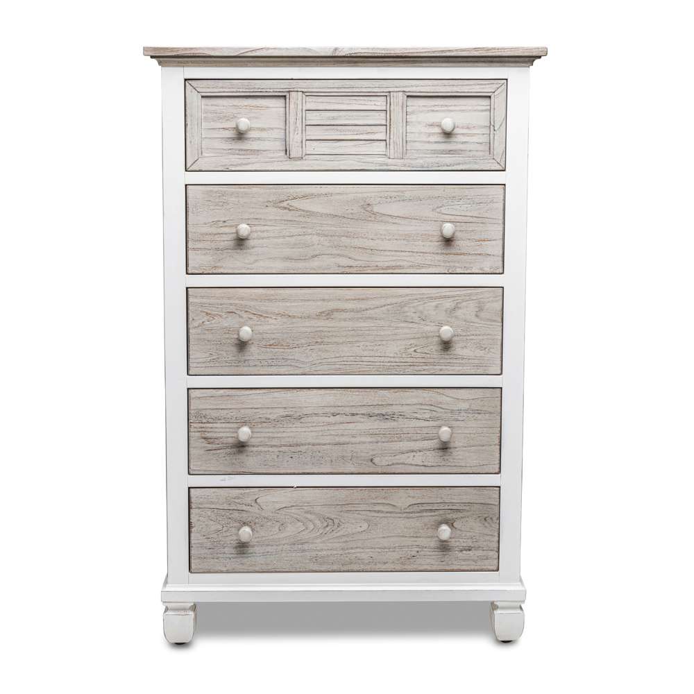 Sea Winds - Islamorada 5 Drawer Chest - B23335-DAPGREY veiw 7